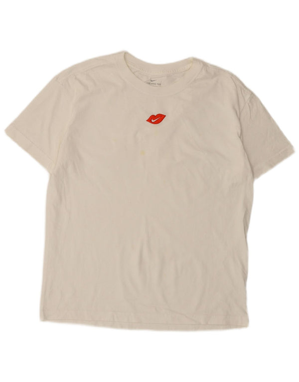 Мужская футболка NIKE, маленькая белая