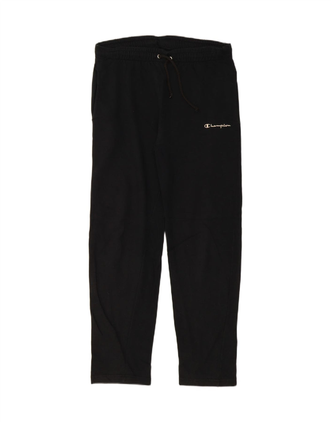 CHAMPION Mens Tracksuit Trousers XS Black Cotton
