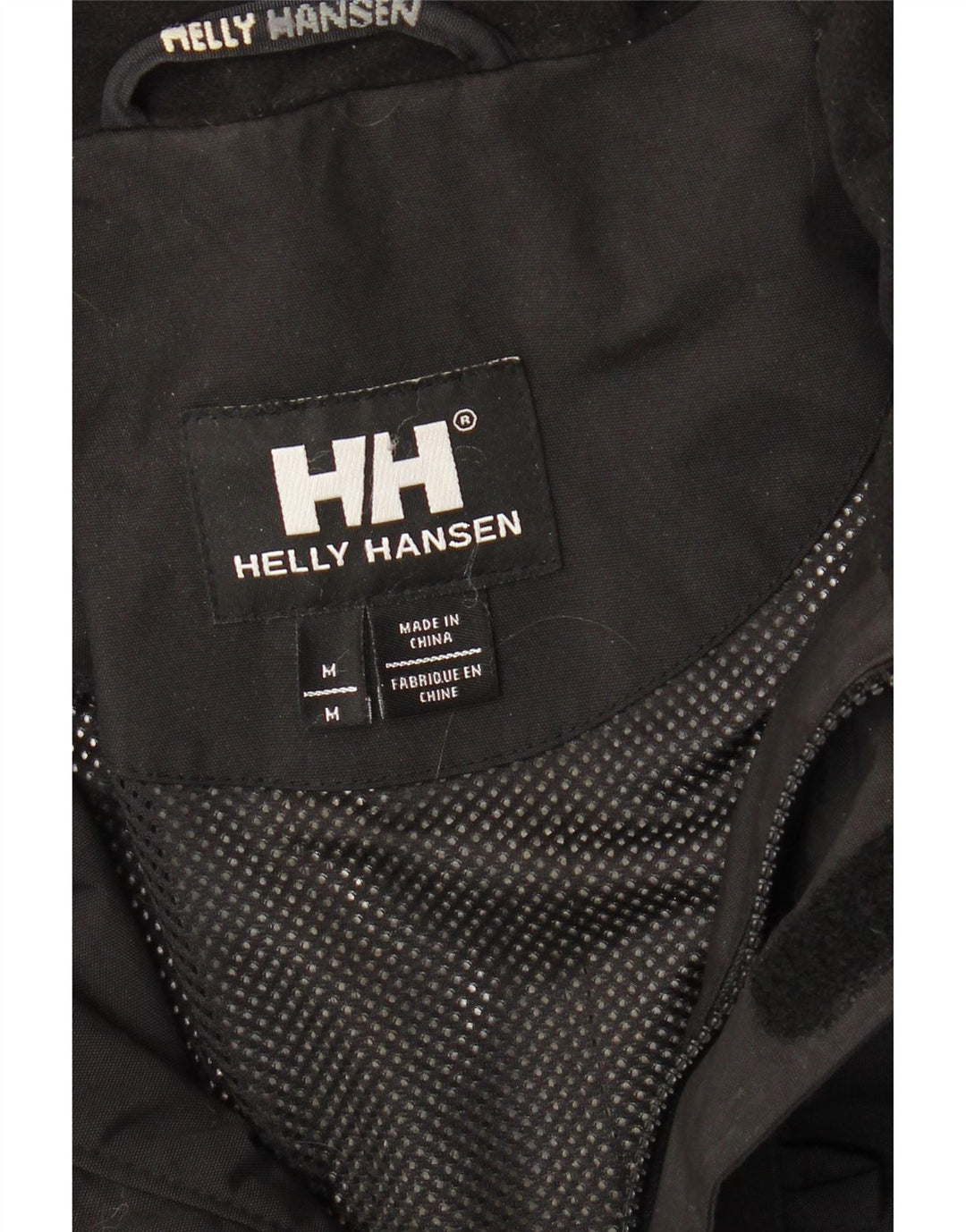 HELLY HANSEN Мужская куртка-дождевик с капюшоном UK 38, средний черный нейлон