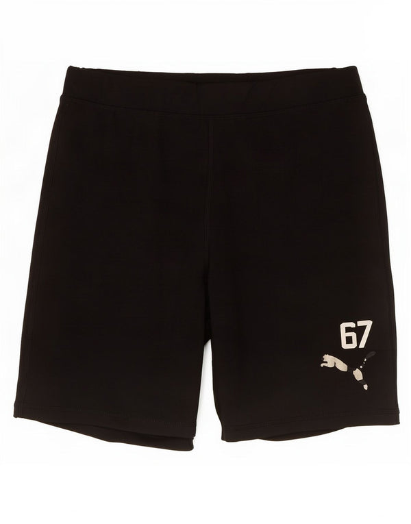 Женские спортивные шорты Puma Dri Fit UK 14, большие черные из полиэстера