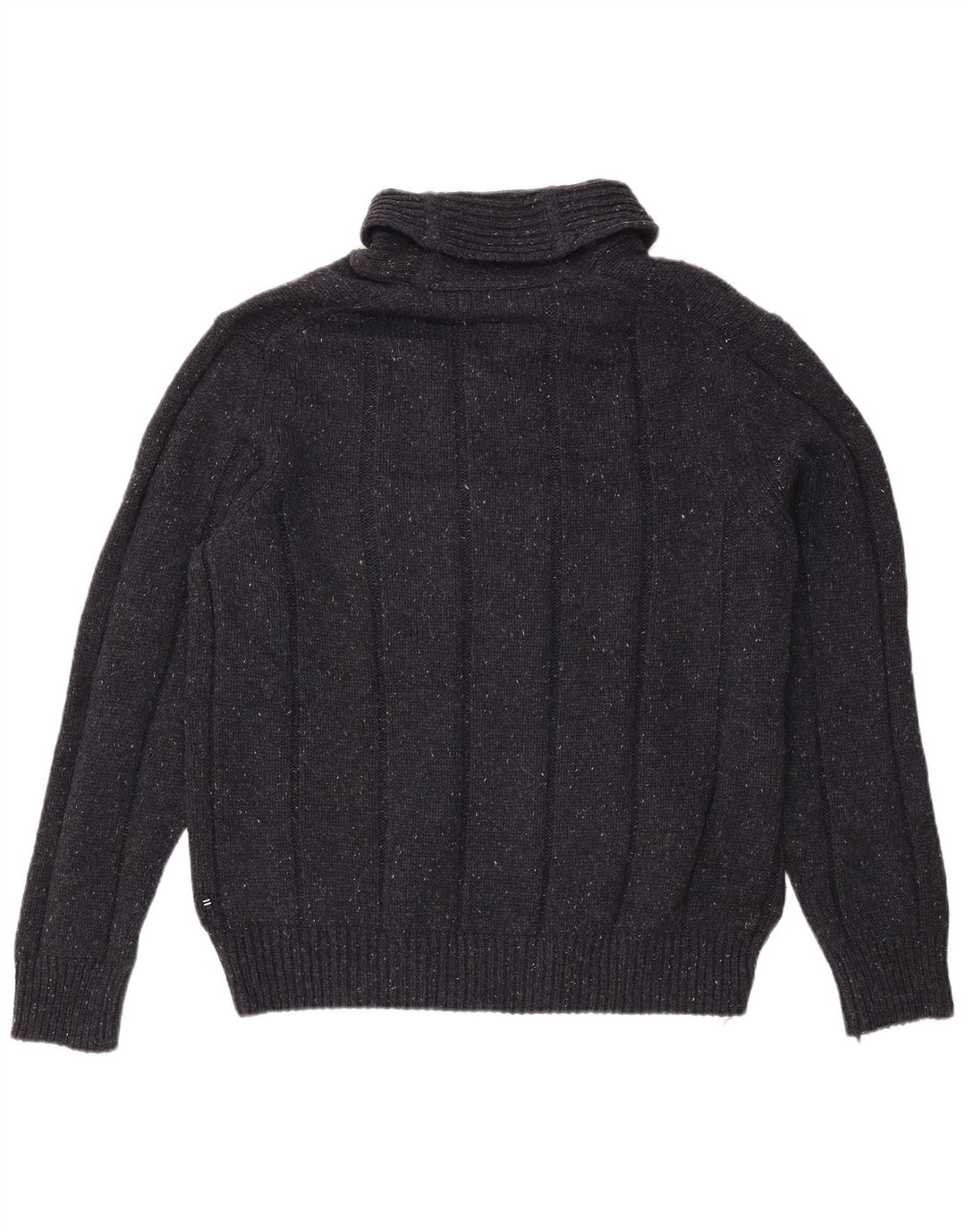 Мужской свитер NAUTICA с отложным воротником XL, черный акрил