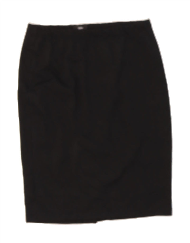 MOSSIMO Womens Pencil Skirt Large W34  Black Rayon Vintage Mossimo and Second-Hand Mossimo from Messina Hembry 