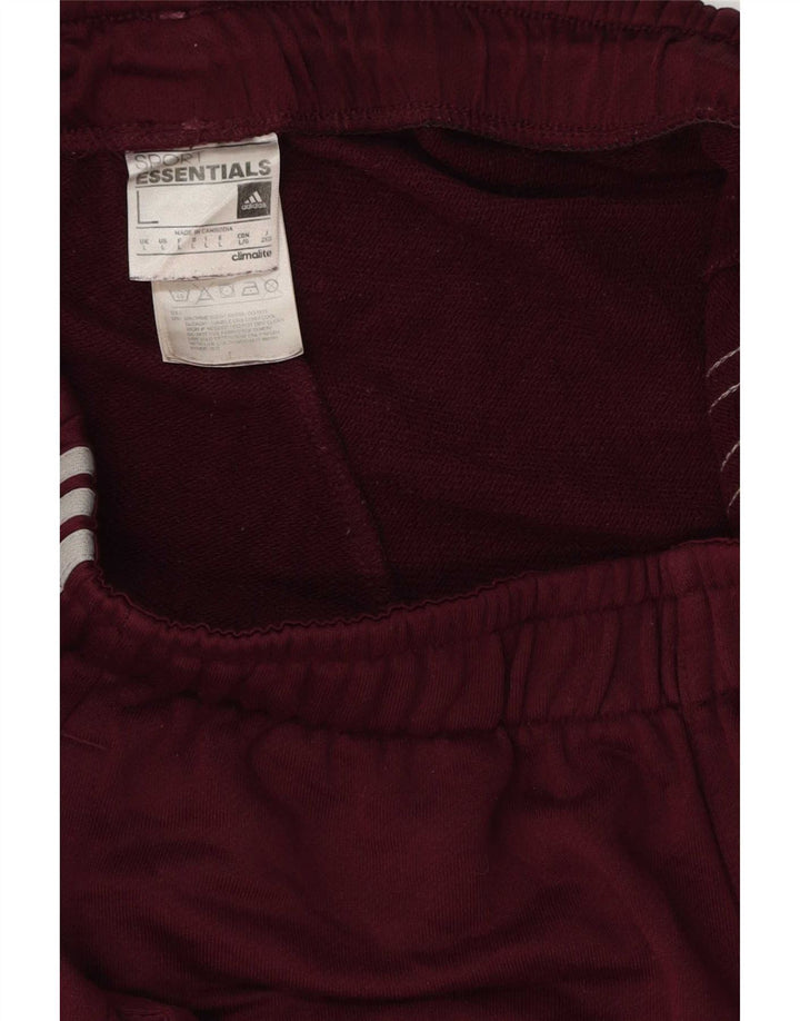 Мужские спортивные шорты Adidas Climalite, большой бордовый полиэстер