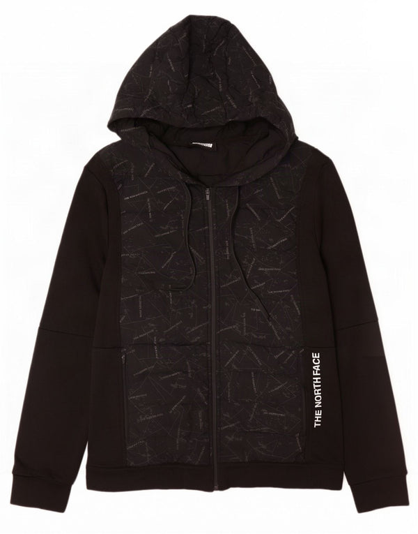 Мужской спортивный костюм с рисунком The North Face, большая черная куртка