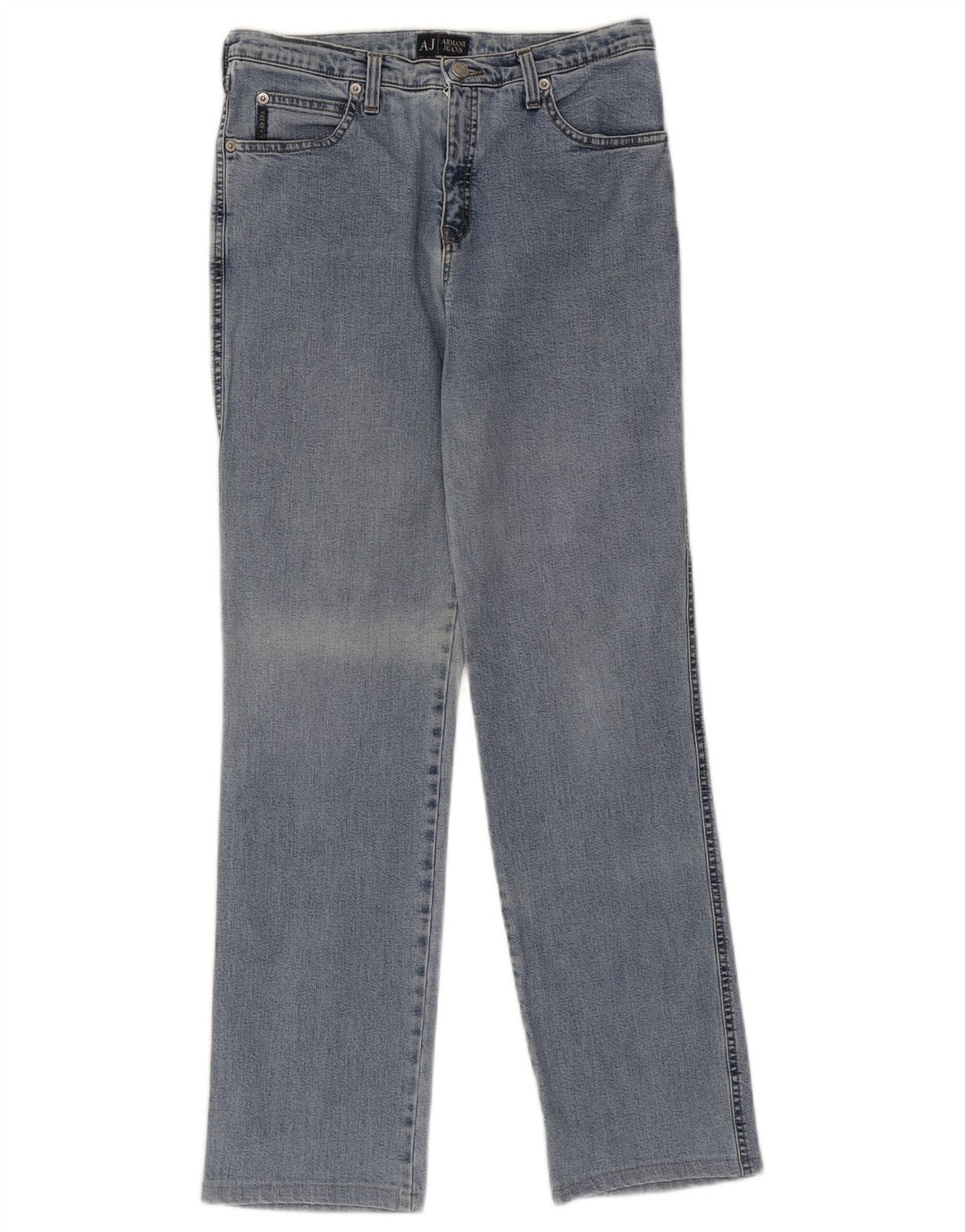 Женские прямые джинсы ARMANI W29 L28 Синие, хлопок