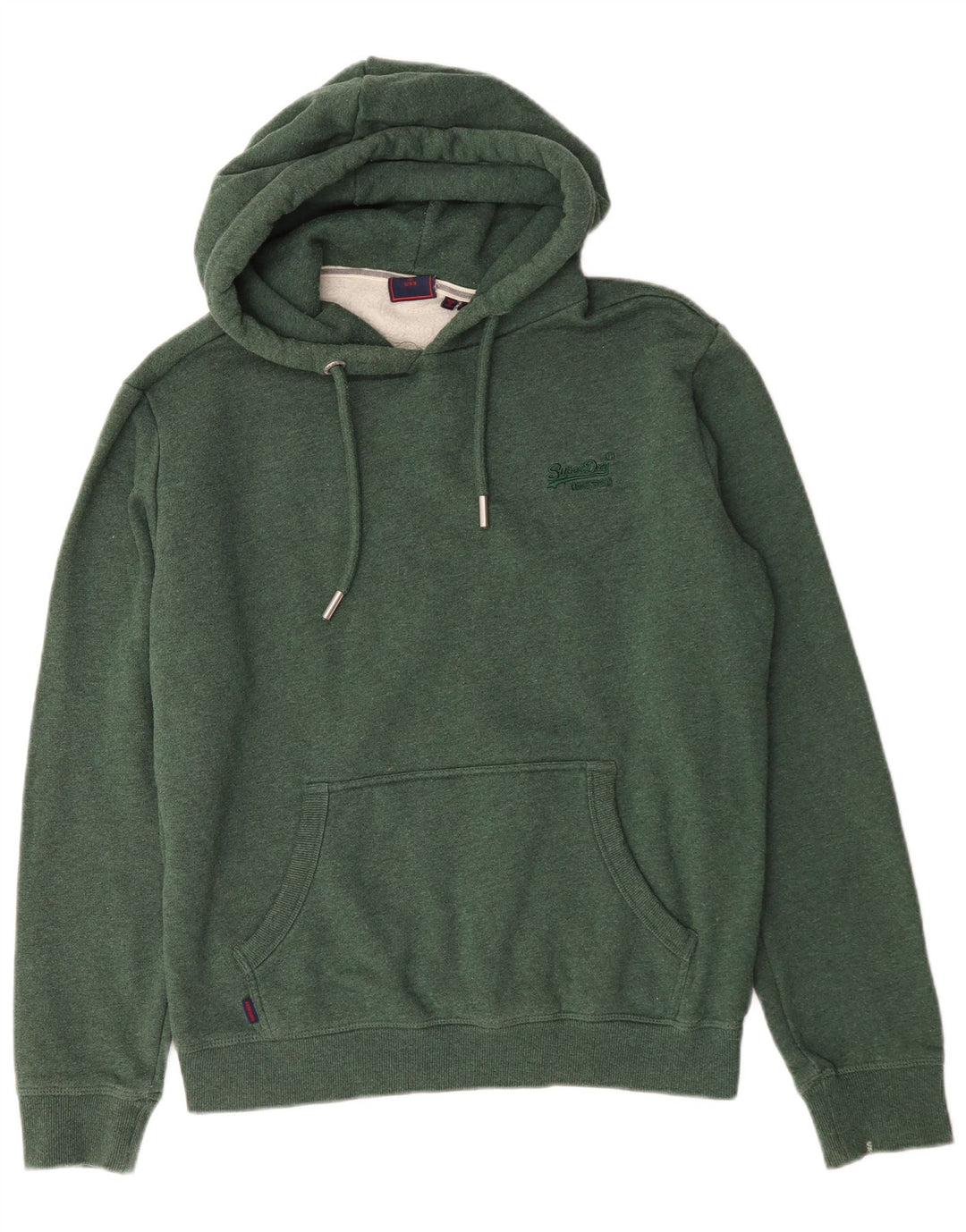 Мужской джемпер с капюшоном Superdry, большой зеленый, хлопок