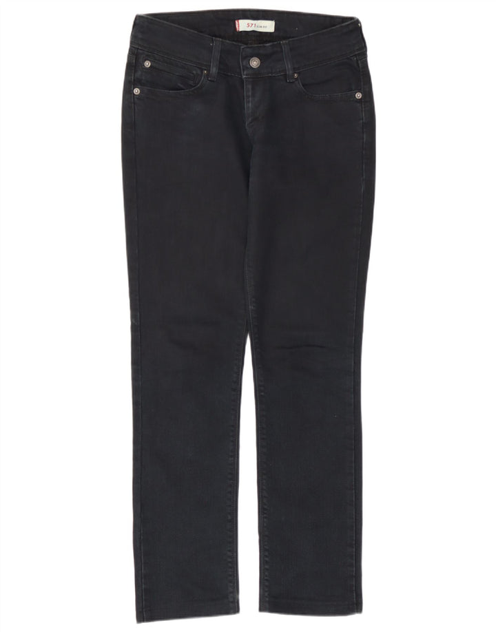 Женские джинсы Levi's Slim 571 W26 L28 Темно-синие