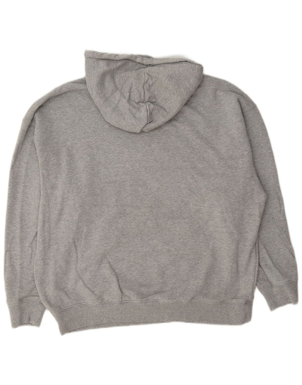 Женский джемпер с капюшоном Adidas Oversized с рисунком UK 12/14 Средний серый в крапинку