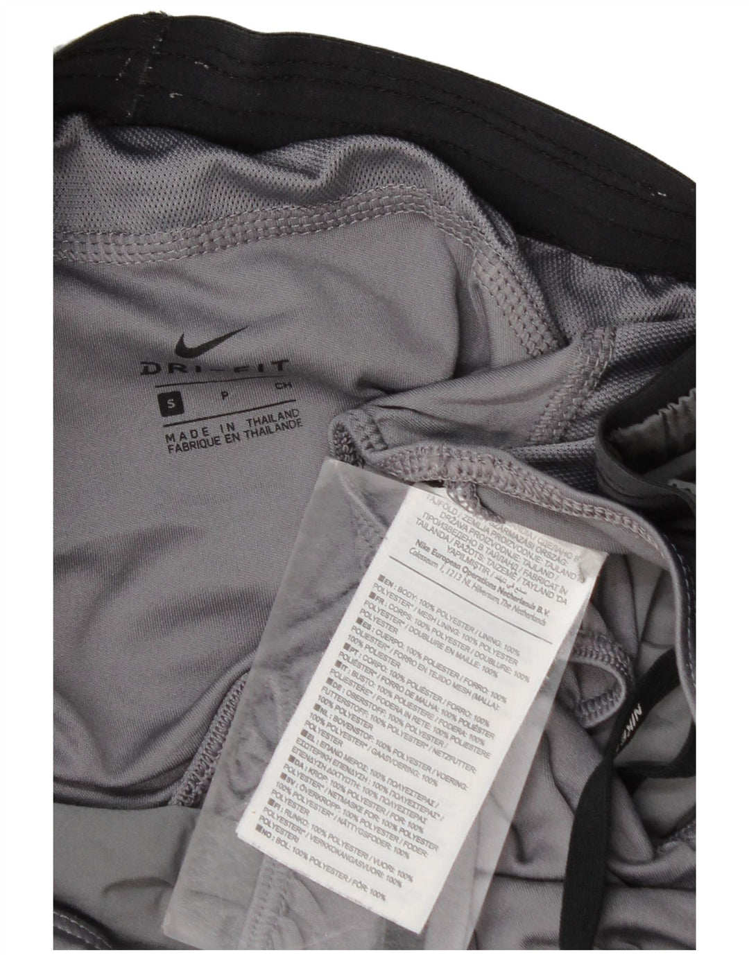 Женские спортивные шорты Nike Dri Fit UK 10, маленькие серые, полиэстер