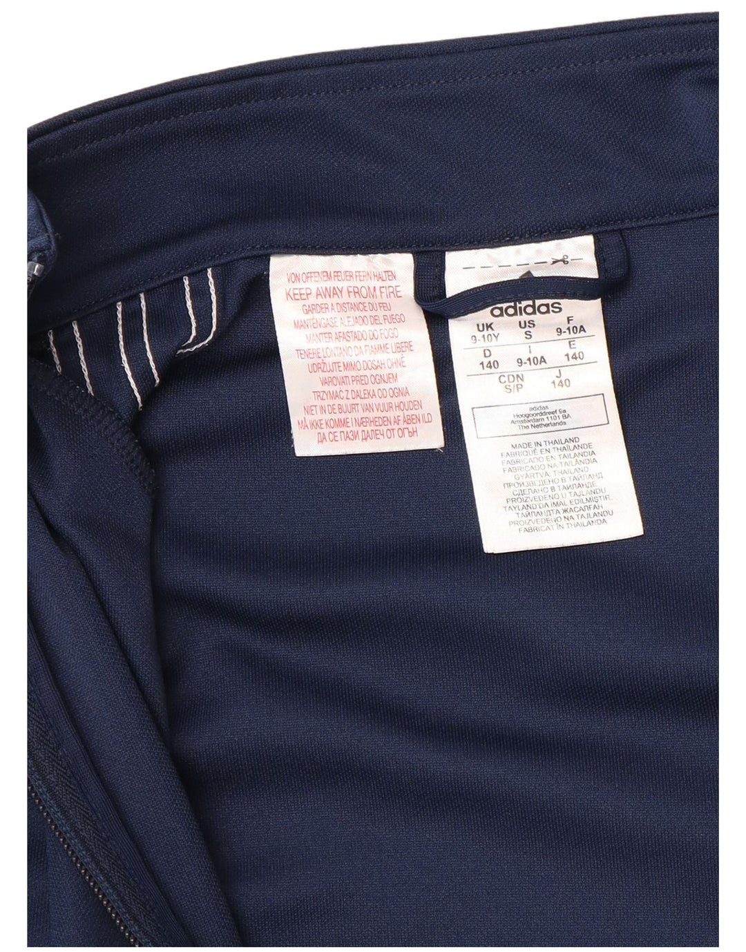 Спортивный костюм ADIDAS Aeroready для мальчиков, верхняя куртка 9–10 лет, темно-синий полиэстер