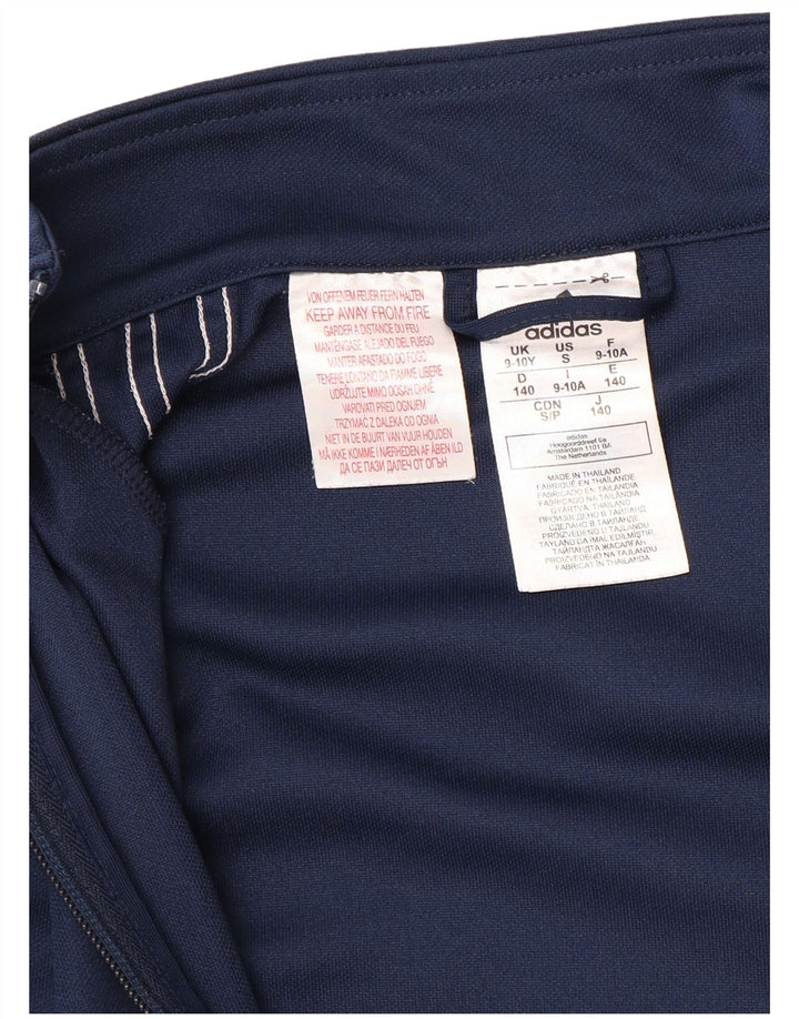 Спортивный костюм ADIDAS Aeroready для мальчиков, верхняя куртка 9–10 лет, темно-синий полиэстер