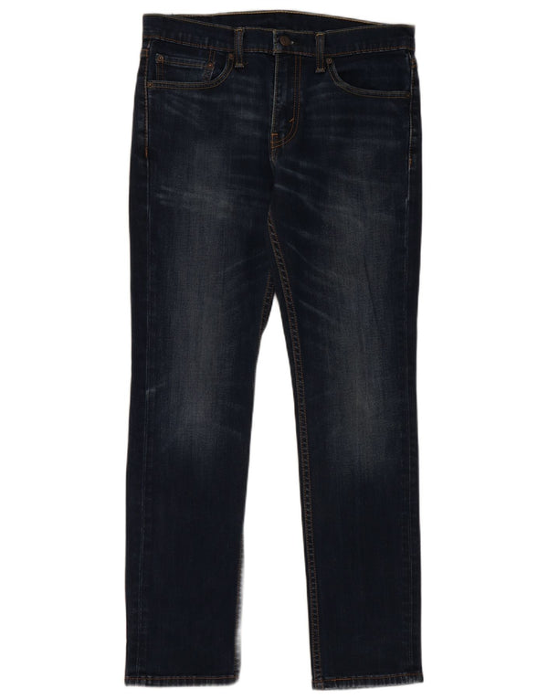 Levi's Mens 511 Slim Jeans W32 L32 Navy Blue Cotton