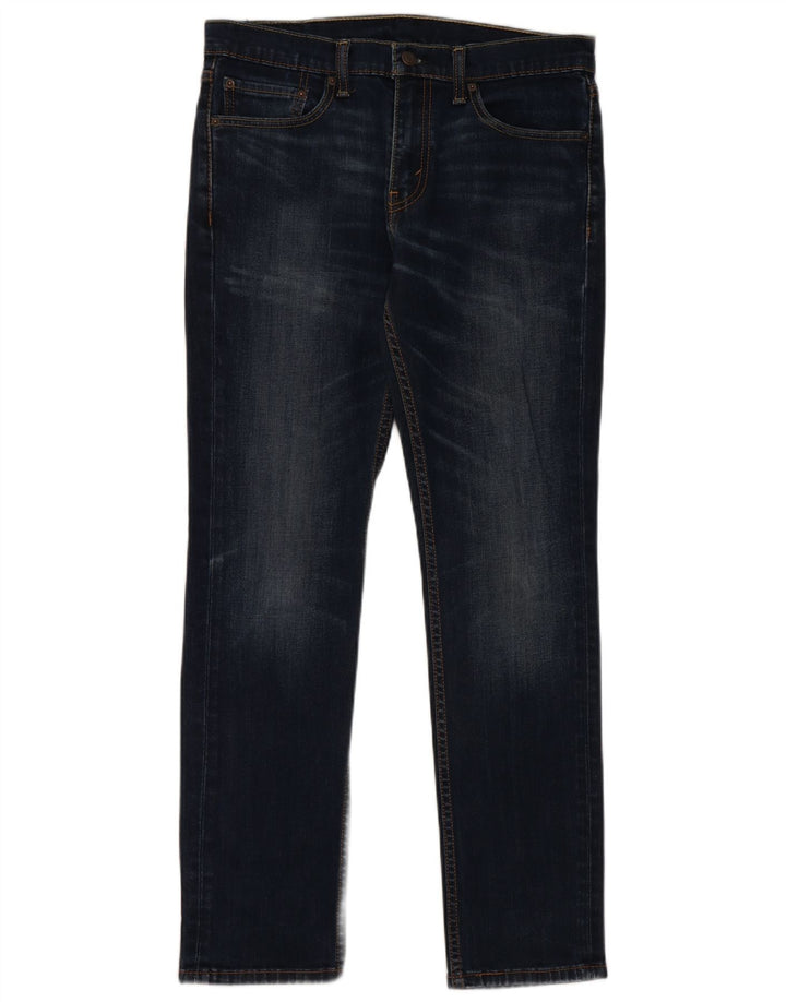 Мужские джинсы Levi's 511 Slim W32 L32 Темно-синие, хлопок