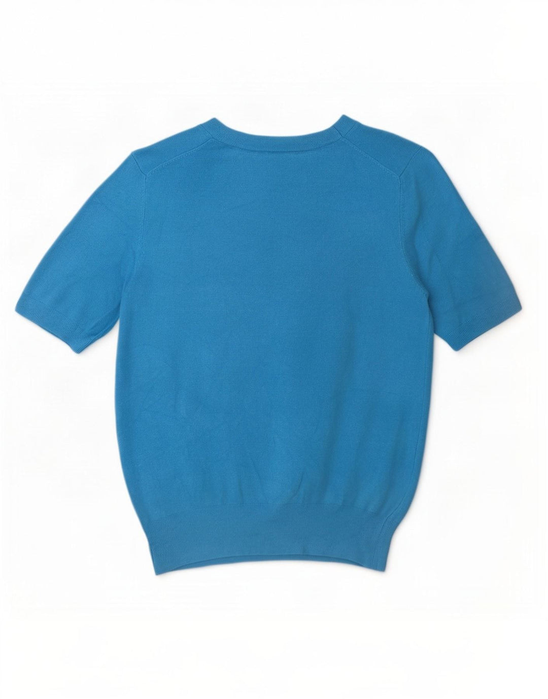 Женская футболка Zara Top UK 12, средний синий, вискоза
