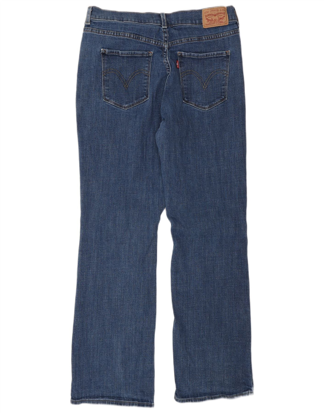 Женские классические джинсы Bootcut Levi's, размер США 10, большие размеры W30 L30, синий хлопок
