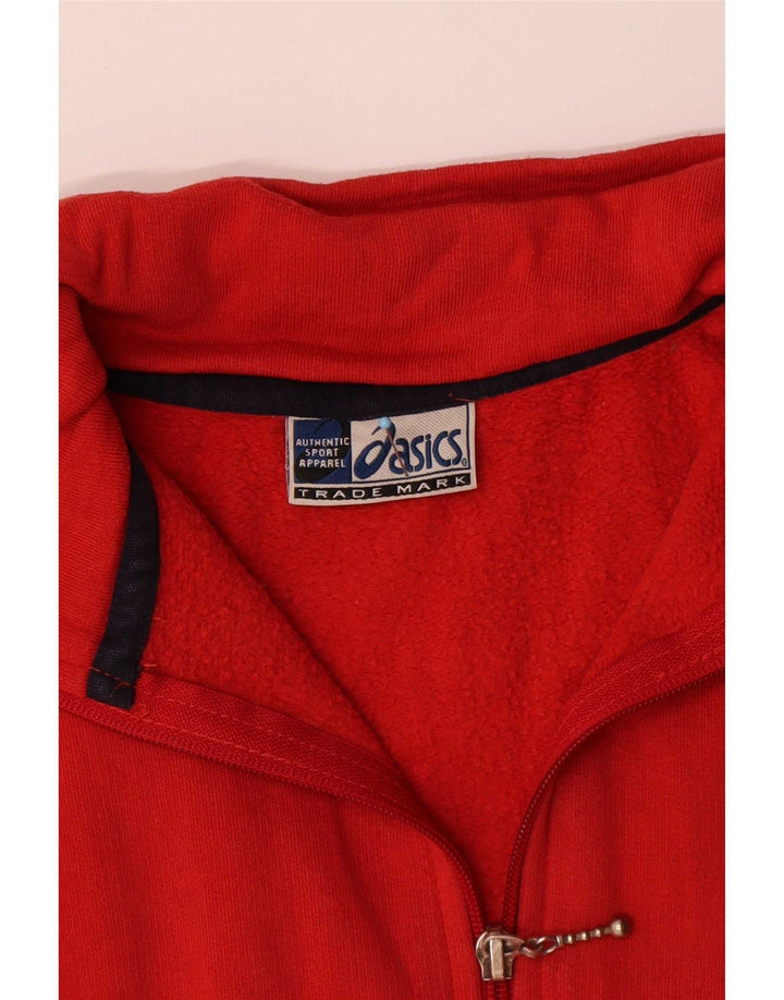 Спортивный костюм Asics для мальчиков, верхняя куртка 11-12 лет, красный хлопок