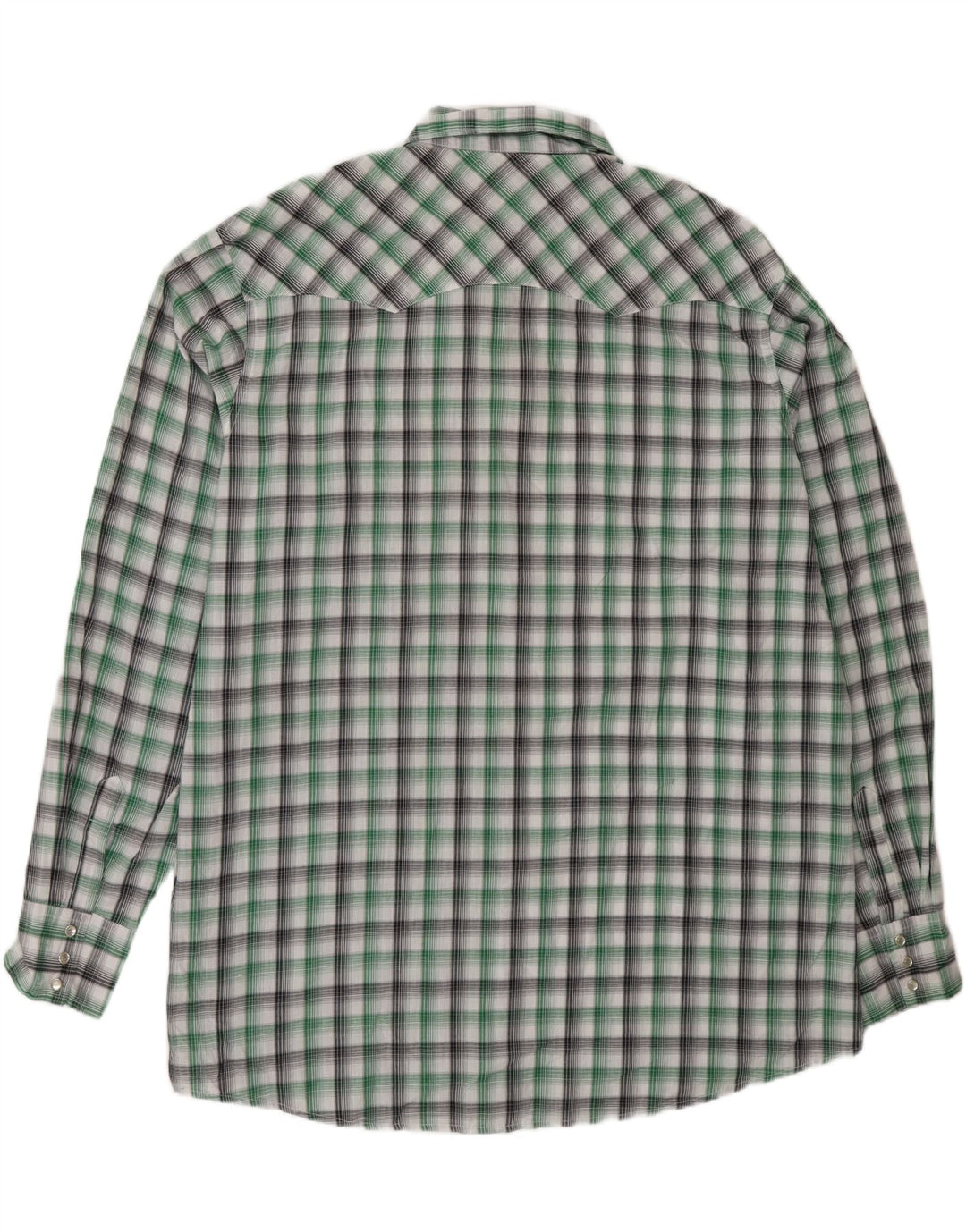 Мужская высокая рубашка Wrangler 2XL, зеленая клетка, хлопок