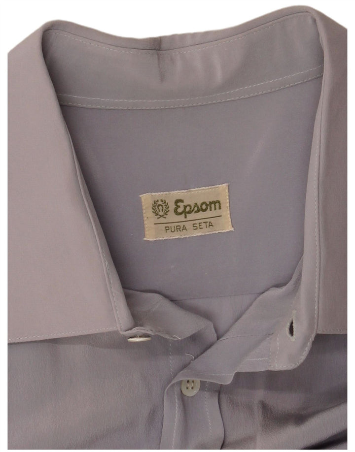 Мужская рубашка Epsom, средний синий шелк