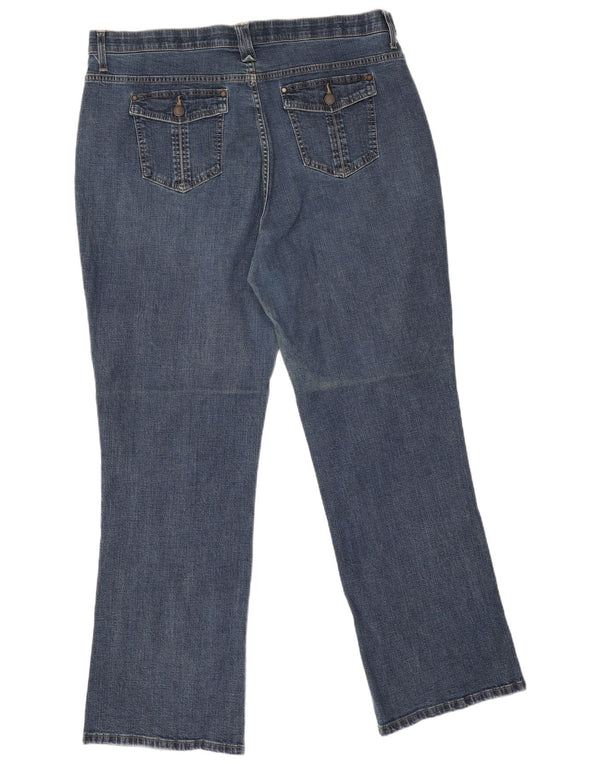 Женские прямые джинсы Lee, США 20, 2XL, W40, L30, синий хлопок