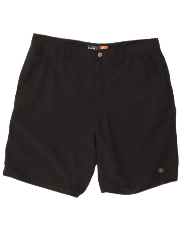 Мужские шорты чинос Quiksilver W36, большие черные, полиэстер