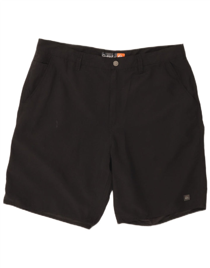 Мужские шорты чинос Quiksilver W36, большие черные, полиэстер