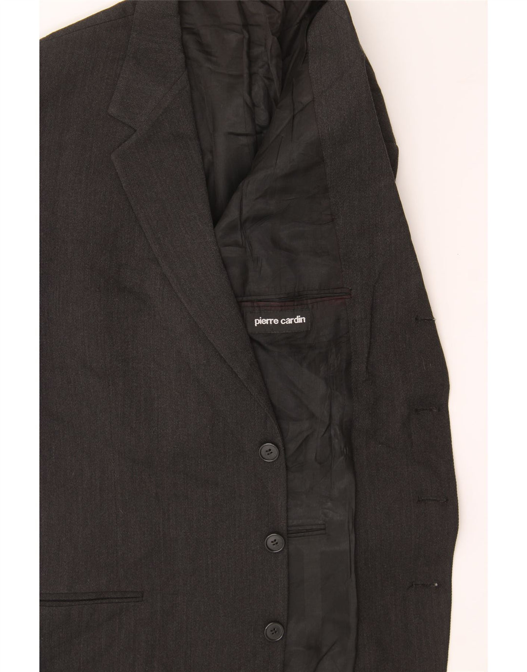 PIERRE CARDIN Mens 4 Button Blazer Jacket UK 40 Large Grey Vintage Pierre Cardin and Second-Hand Pierre Cardin from Messina Hembry 