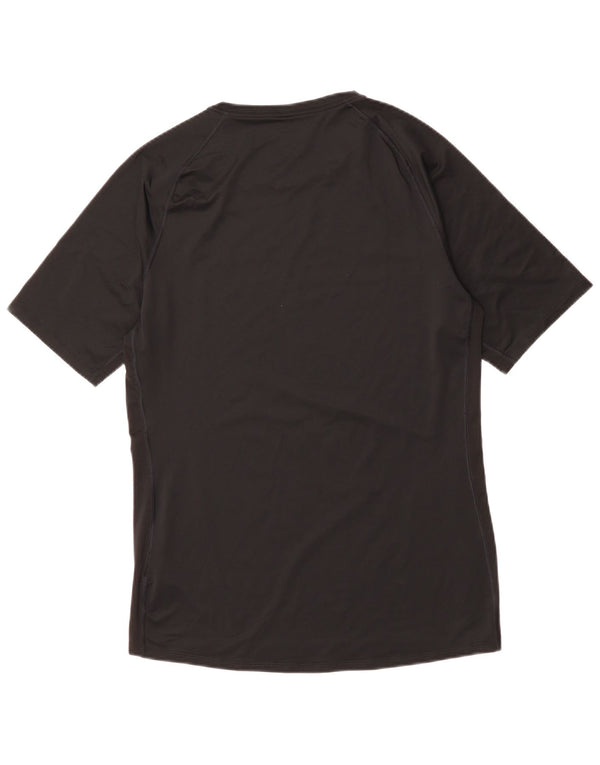 Мужская футболка облегающего кроя NIKE 2XL, черный полиэстер