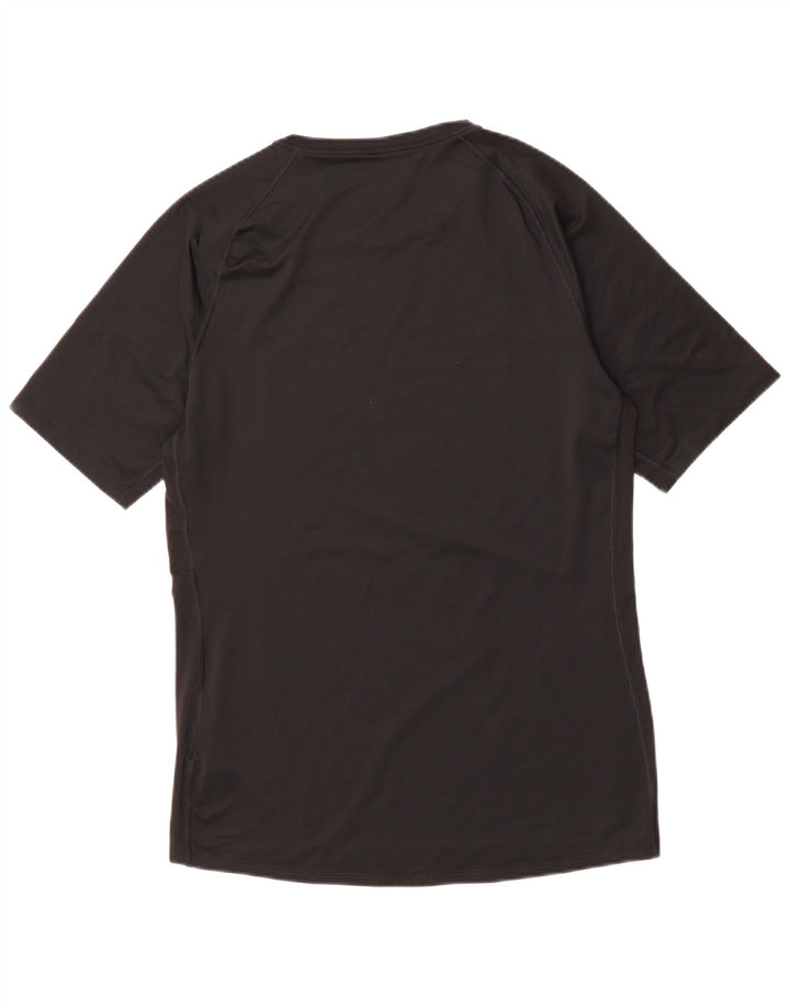 Мужская футболка облегающего кроя NIKE 2XL, черный полиэстер