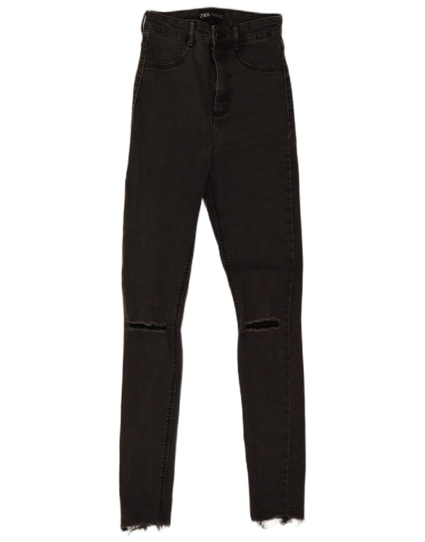 Женские джинсы скинни Zara EU 32 2XS W22 L27 Серые