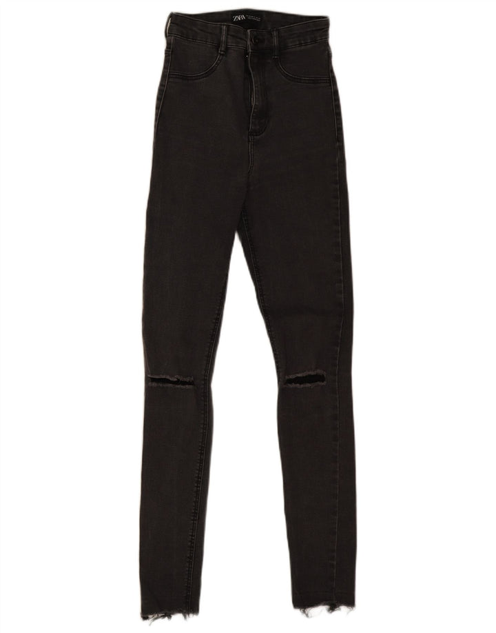 Женские джинсы скинни Zara EU 32 2XS W22 L27 Серые