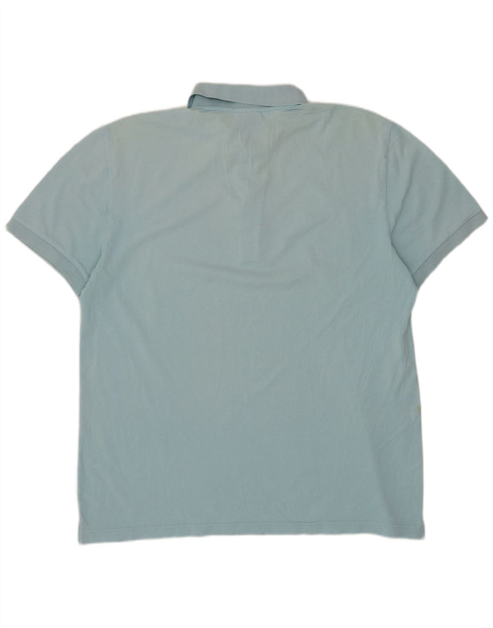 Мужская рубашка-поло Lacoste, размер 7 2XL, синяя