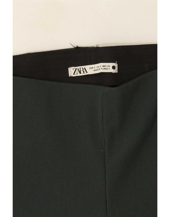 Женские леггинсы-клеш Zara UK 8, маленькие зеленые