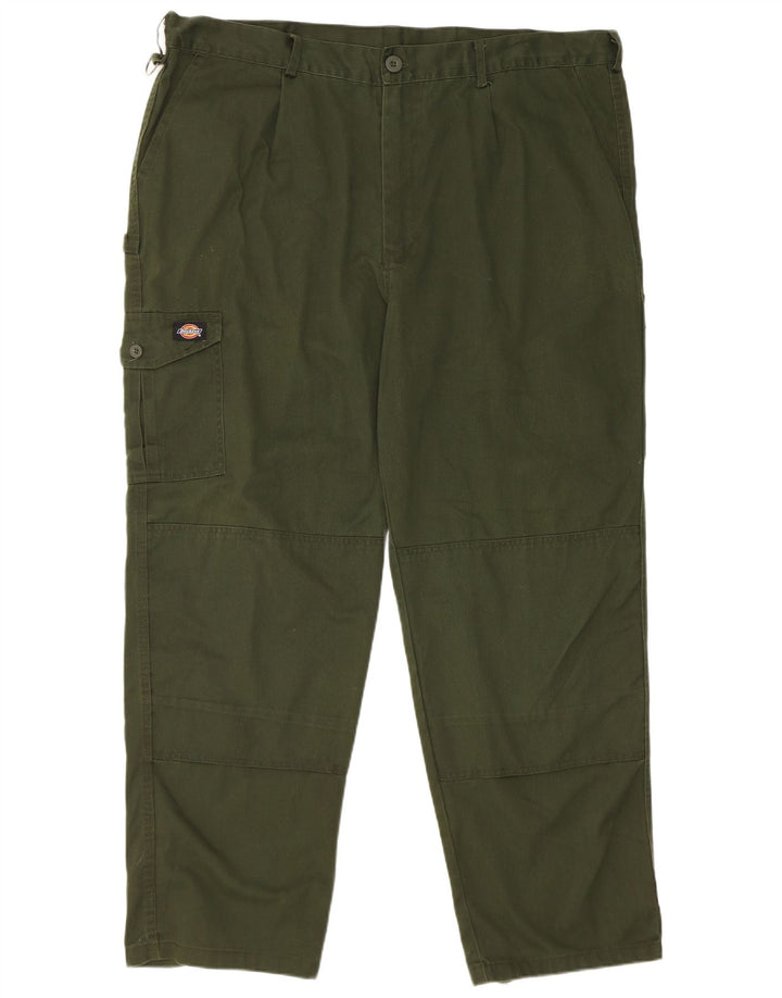 Мужские зауженные брюки-карго Dickies W44 L30, зеленый полиэстер