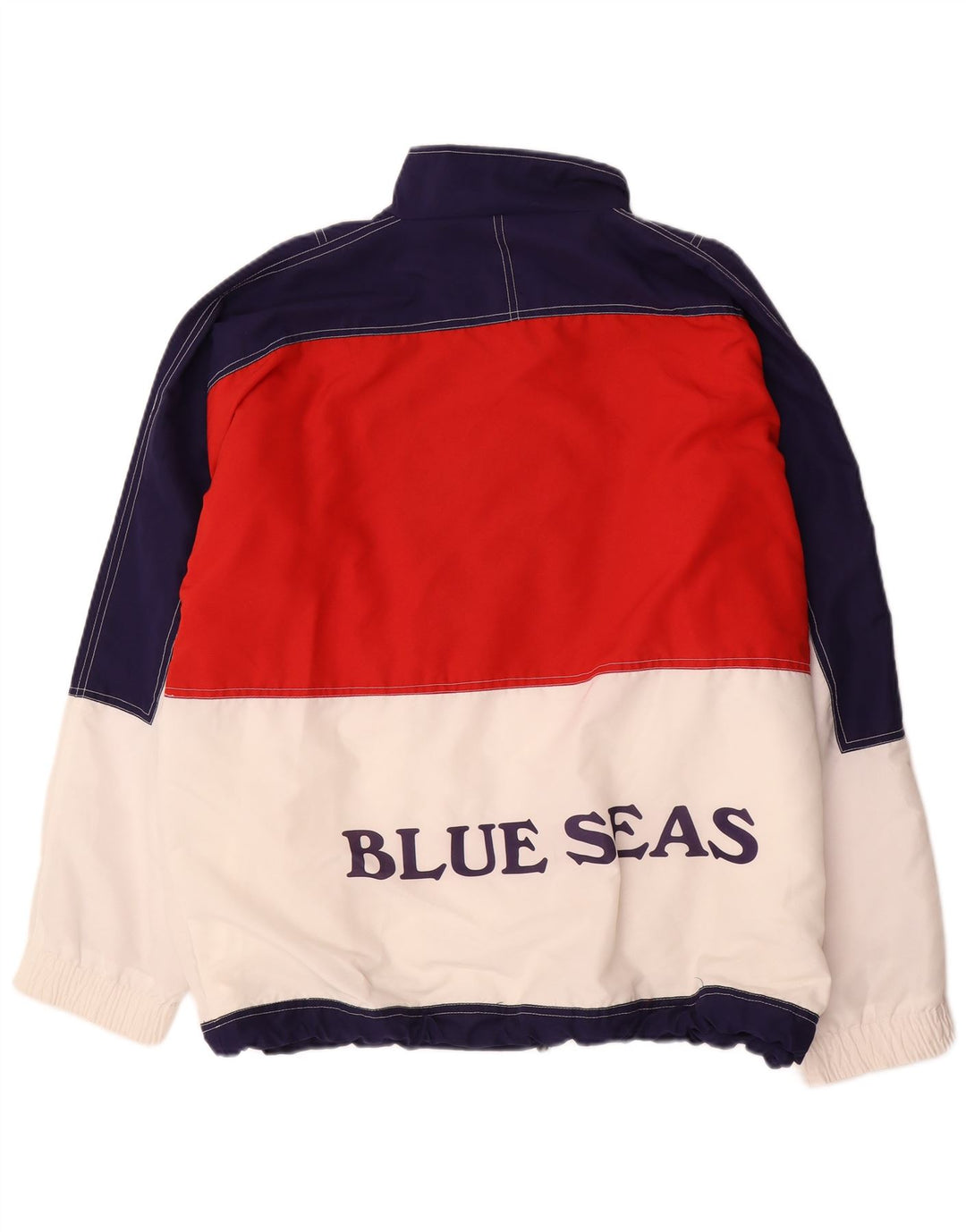 Винтажный мужской спортивный костюм с графическим рисунком, верхняя куртка UK 42 XL, разноцветный полиамид