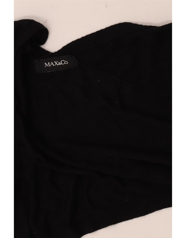 Женский укороченный топ с рукавом 3/4 Max & Co., UK 10, маленький черный