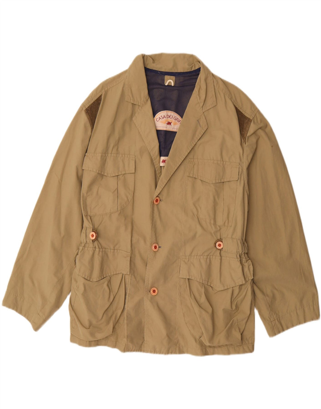 Мужская куртка VINTAGE Utility UK 42 XL Бежевая