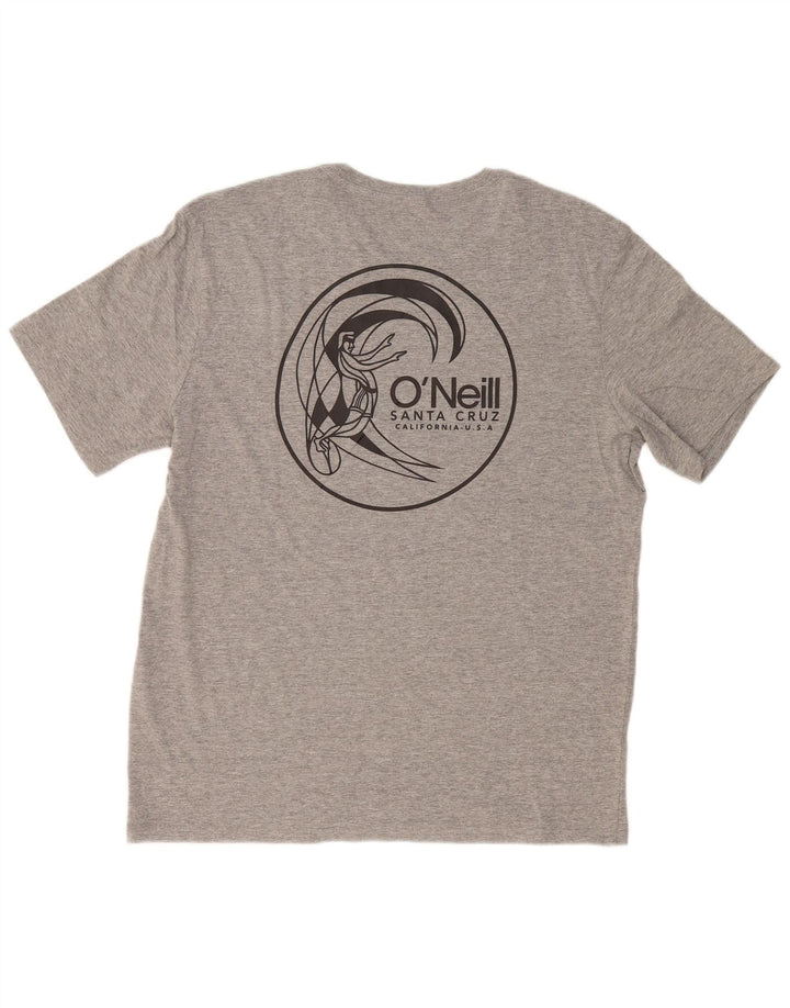 Мужская футболка O'NEILL Santa Cruz Regular Fit с рисунком, топ XL, серая в крапинку