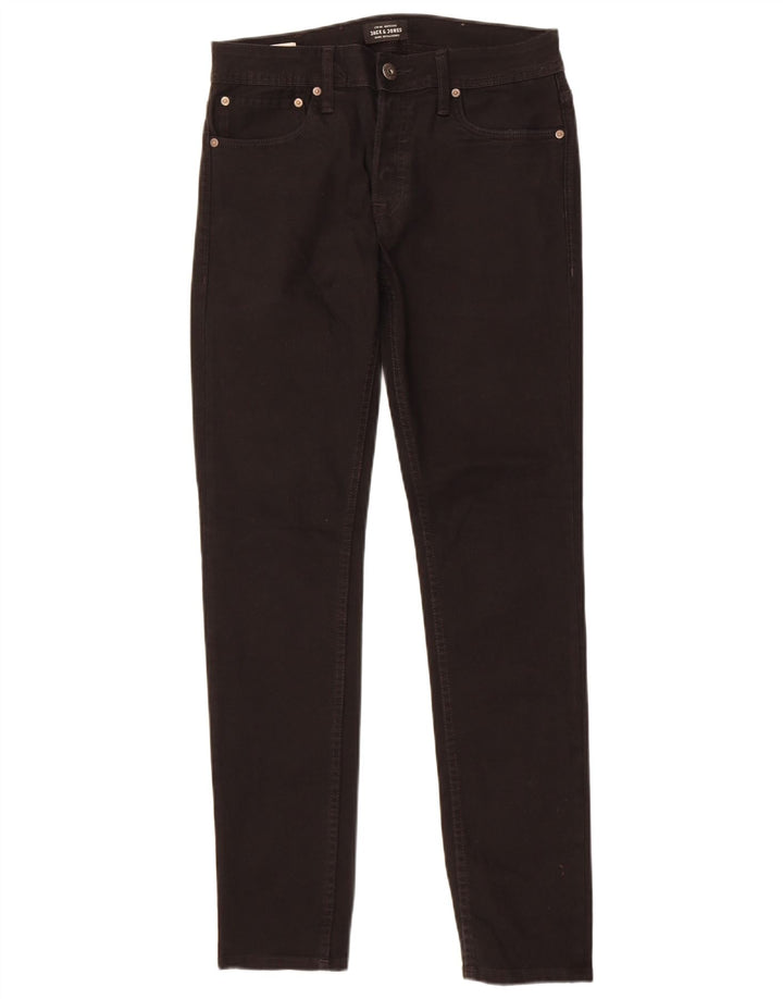 Мужские джинсы Jack & Jones Tim Slim W28 L32, черный хлопок