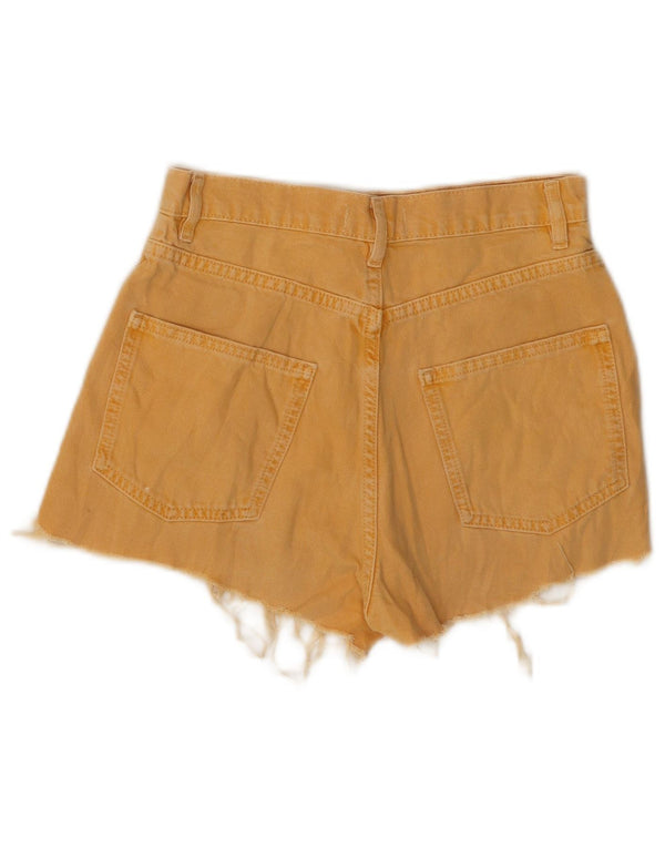 Женские джинсовые шорты ZARA EU 34 2XS W24 Желтые