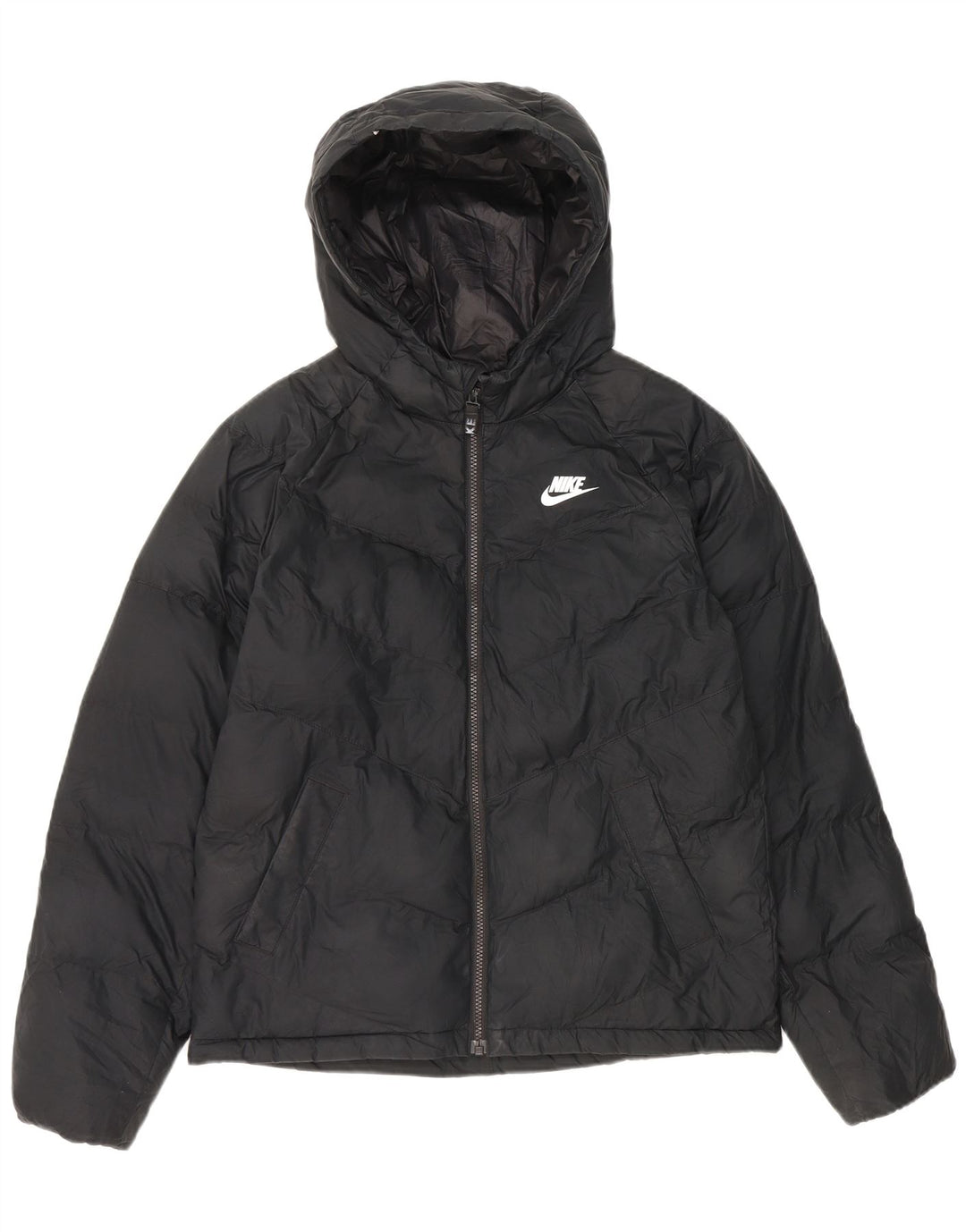 Утепленная куртка с капюшоном Nike для мальчиков 13–14 лет XL, черный полиэстер