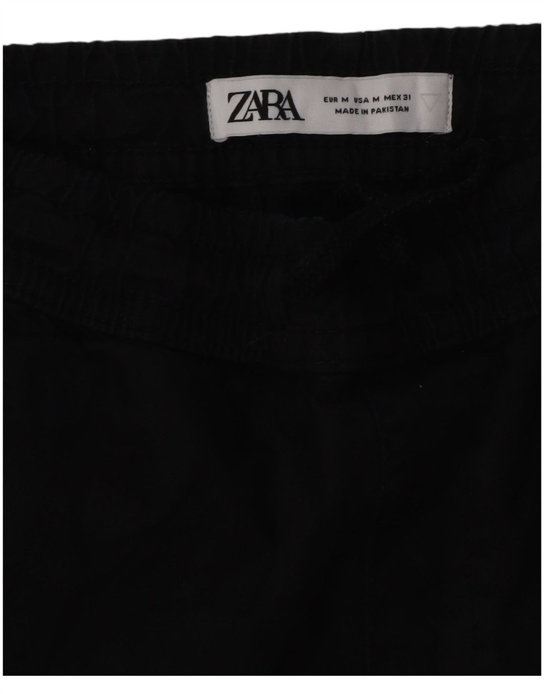 Спортивные брюки Zara мужские джоггеры среднего размера, черные
