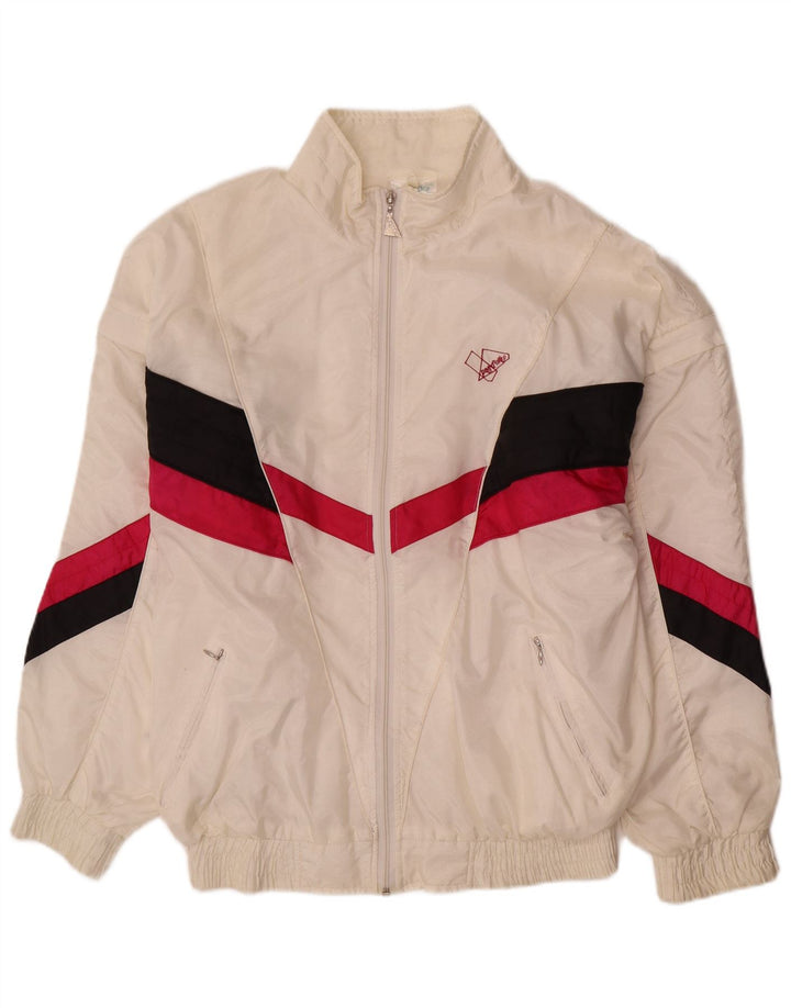 Мужской спортивный костюм Pandora, верхняя куртка, большой белый полиамид с цветными блоками