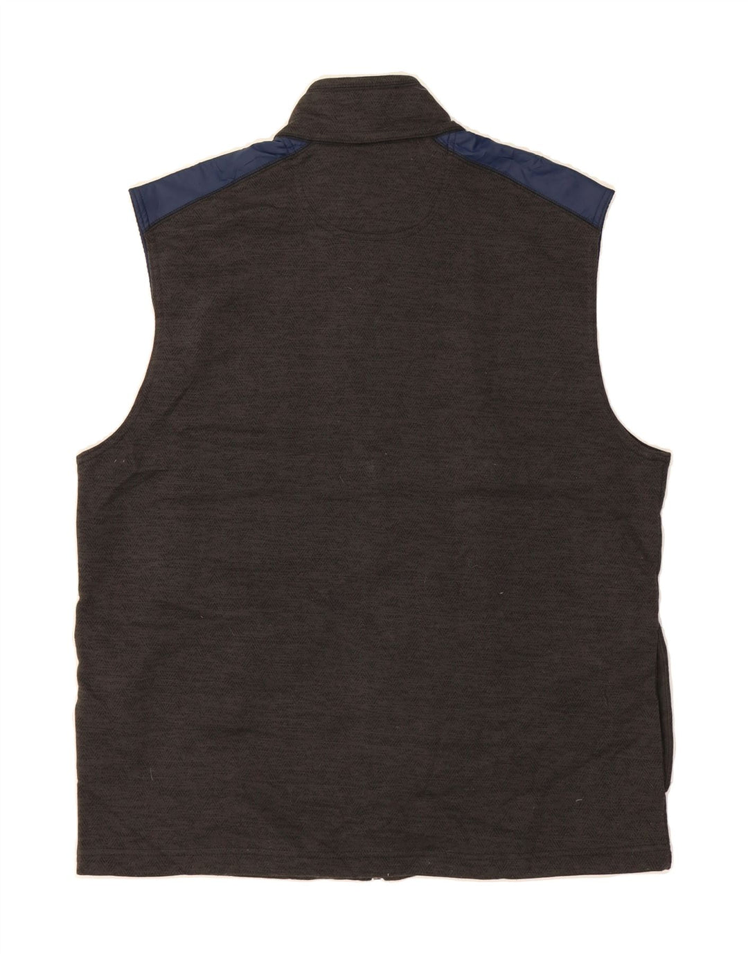 IZOD Mens Sleeveless Tracksuit Top Jacket Large Grey Colourblock Polyester Vintage Izod and Second-Hand Izod from Messina Hembry 