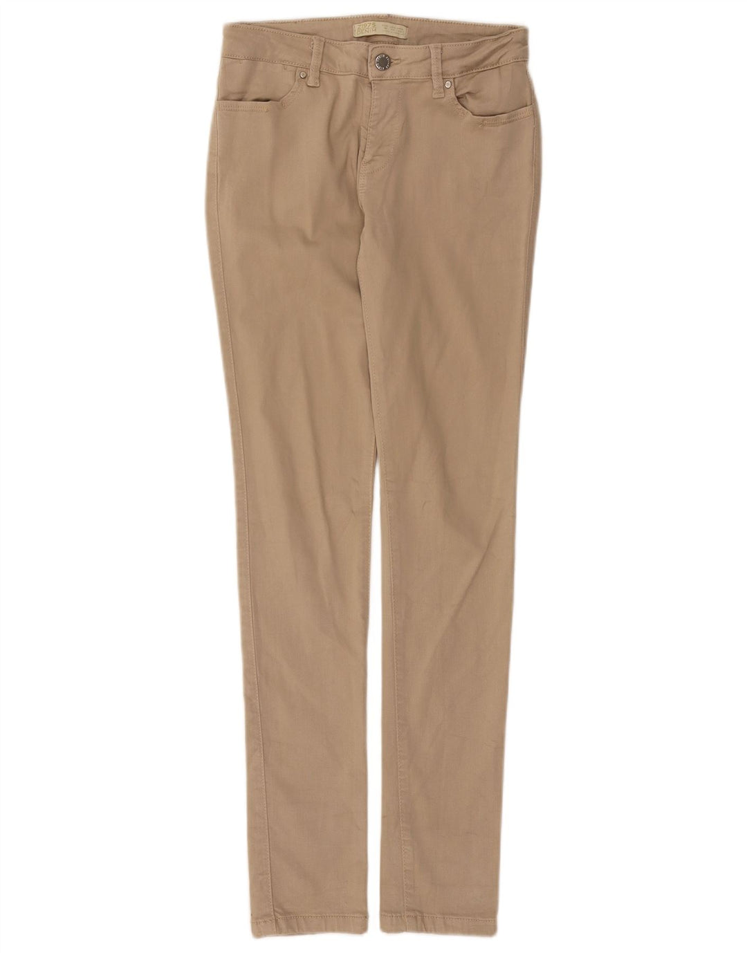 Женские повседневные брюки скинни ZARA EU 36 XS W26 L30 Бежевый модал