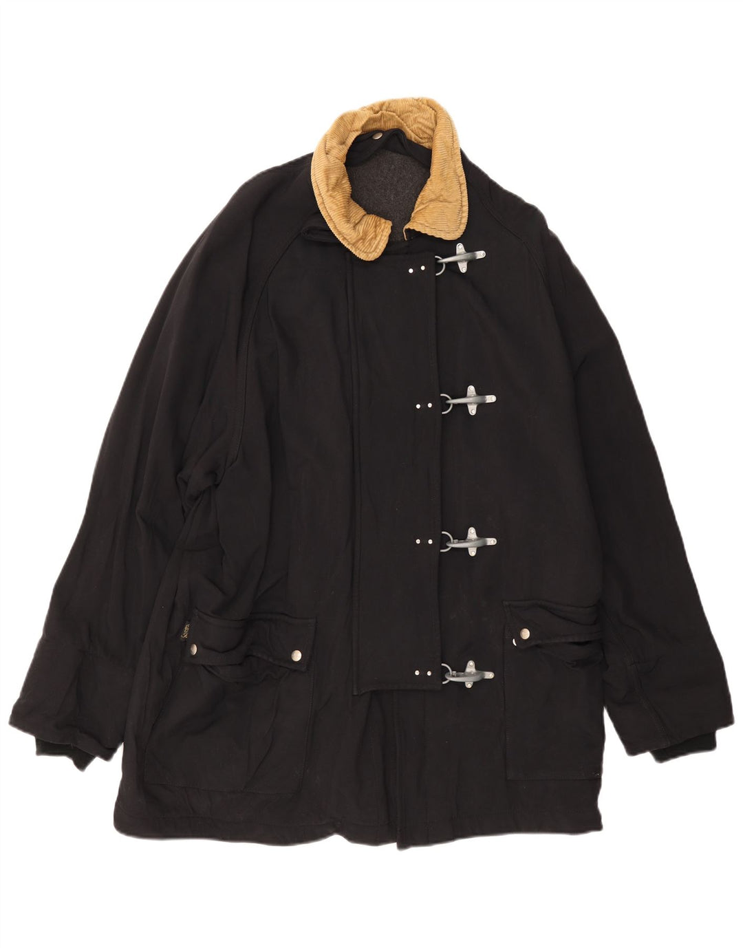Женский дафлкот Fay UK 44 2XL, черный классический