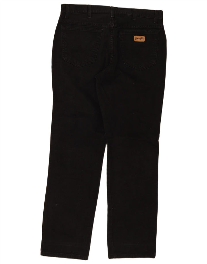 Мужские прямые джинсы Wrangler Texas W36 L32, черный хлопок