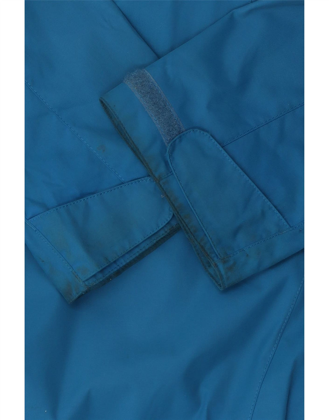 Мужская дождевик с капюшоном JACK WOLFSKIN UK 40, большой синий полиамид