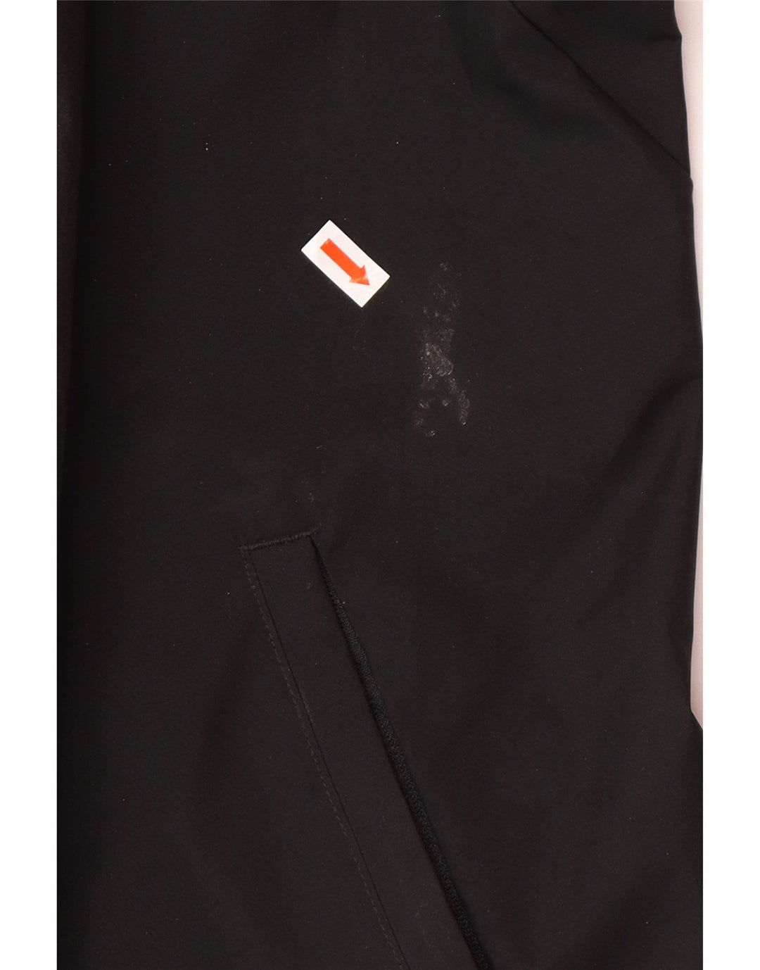 Мужская дождевик с капюшоном ADIDAS UK 46 3XL, черный полиэстер