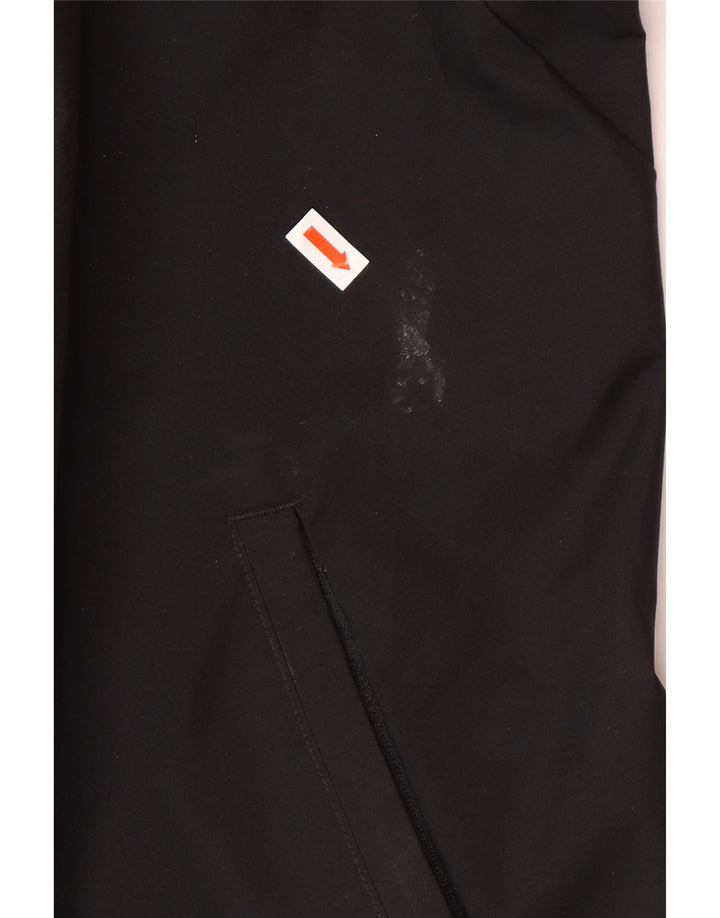 Мужская дождевик с капюшоном ADIDAS UK 46 3XL, черный полиэстер