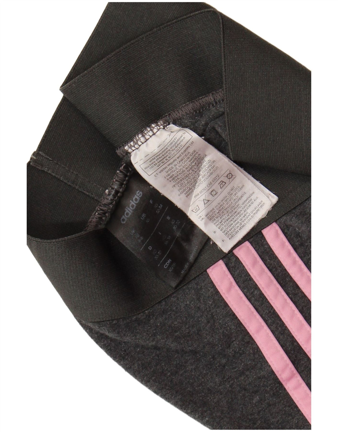 Женские леггинсы ADIDAS UK 4/6 XS, серый хлопок